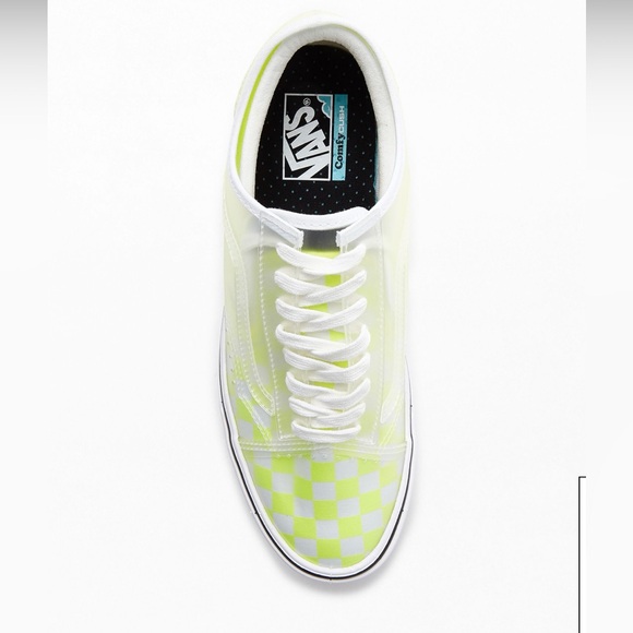 Vans Comfycush Slip Skool NWT yellow checkerboard women’s 8 - Picture 5 of 11